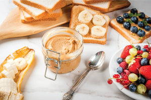 4 INGREDIENTS BANANA PEANUT BUTTER SPREAD