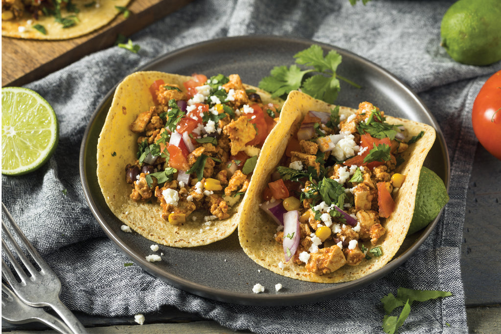 Healthy lunch idea that actually fills you up: Scrambled tofu tacos