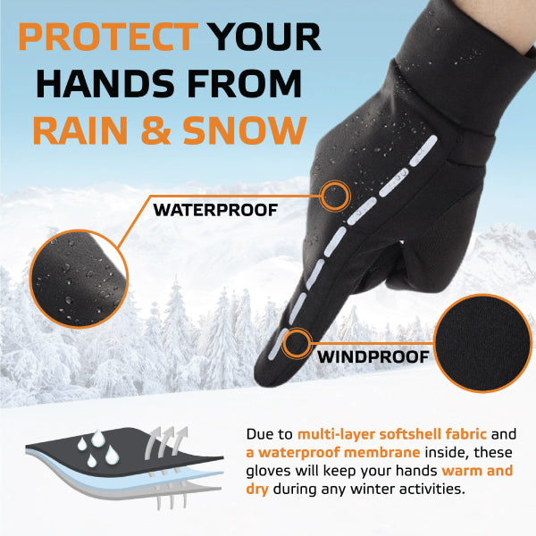 Hiking Keep Your Hands Warm Sports Winter Gloves – Sport2People